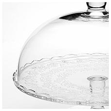 АРВ БРЁЛЛОП Сервировочная подставка с крышкой, прозрачное стекло, 29 см, фото 3