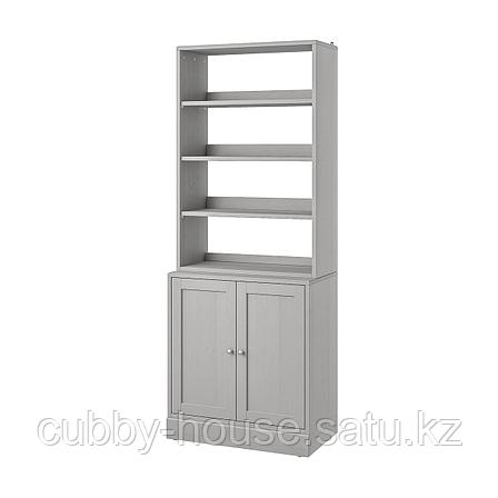 ХАВСТА Комбинация д/хранения, белый, 81x47x212 см, фото 2