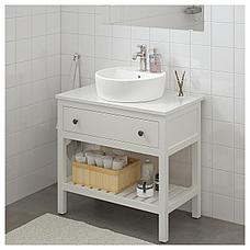 ХЕМНЭС Открытый шкаф для раковины,1 ящик, белый, 82x48x76 см, фото 2