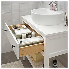 ХЕМНЭС Открытый шкаф для раковины,1 ящик, белый, 82x48x76 см, фото 3