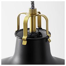 РАНАРП Подвесной светильник, черный, 38 см, фото 3