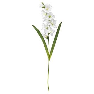 СМИККА Цветок искусственный, Гладиолус, белый, 100 см, фото 2