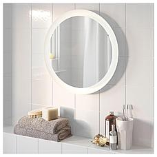 СТОРЙОРМ Зеркало с подсветкой, белый, 47 см, фото 3