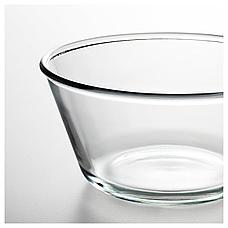 ВАРДАГЕН Сервировочная миска, прозрачное стекло, 20 см, фото 3