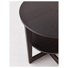 ВЕЙМОН Придиванный столик, черно-коричневый, 60 см, фото 3