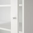 СЮВДЕ Шкаф со стеклянными дверцами, белый, 100x123 см, фото 3