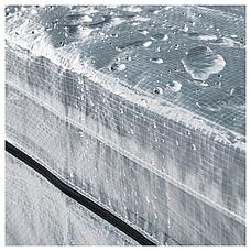 ХИЛЛИС Стеллаж с чехлом, прозрачный, 60x27x140 см, фото 3