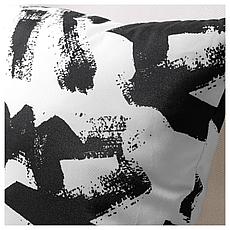 ТУРИЛЛ Подушка, белый/черный, 35x35 см, фото 2