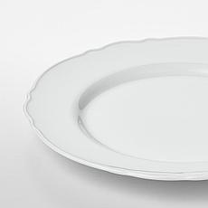 УППЛАГА Тарелка десертная, белый, 22 см, фото 3
