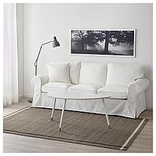 ХОЭТ Ковер безворсовый, коричневый ручная работа коричневый, 170x240 см, фото 2