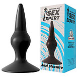 Анальная втулка Sex Expert Anal pleasure черная, L 90 D 31 мм арт. SEM-55046, фото 3