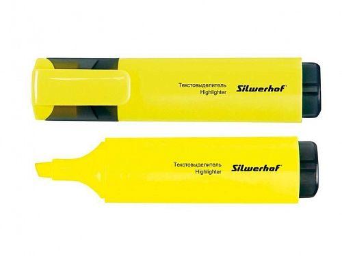 Текстовыделитель SILWERHOF "Blaze" 1-4 мм, желтый
