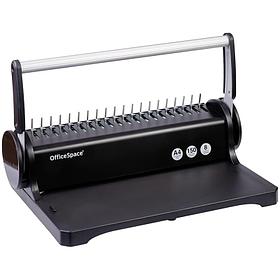 Брошюровщик OfficeSpace BM84 "Perfect bind" для пластиковых пружин, пробивает 8л., сшивает 150л. BM_26815