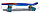 Лонгборд подростковый 59*16 Penny Board  с ручкой и со светящимися колесами (пенни борд) Космос, фото 8
