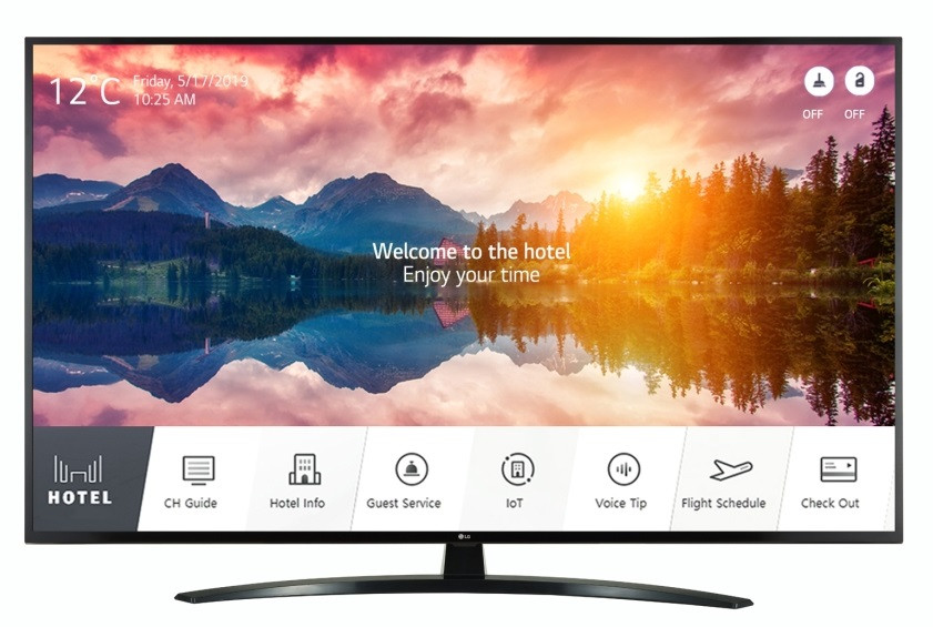 Коммерческий телевизор  LG 65'' (65UT661H0ZB, Black)