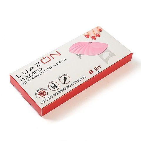 Лампа LED для маникюра/педикюра складная LuazON LUF-12 с питанием от USB (Красный) - фото 4 - id-p79709742