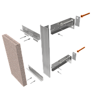 Система НАВЕСНЫХ ВЕНТИЛИРУЕМЫХ ФАСАДОВ крепления натурального камня