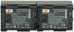 Аккумуляторы BP-808/809 от DSTE для Canon XA10 XA20 XA25 HF-G30 (дубликат), фото 2