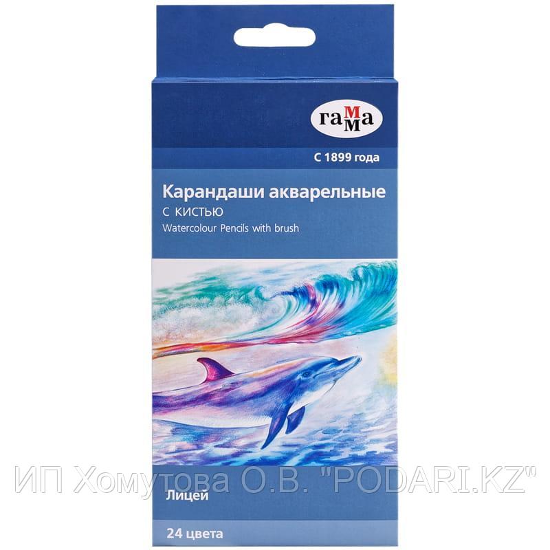 Акварельные карандаши с водорастворимым связующим и тонкотерыми пигментам в составе грифеля позволяют получить