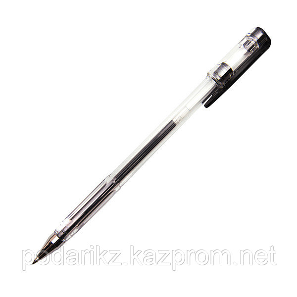 Ручка гелевая, цвет чернил чёрный, 0,5 мм, прозрачный корпус.  DOLCE COSTO