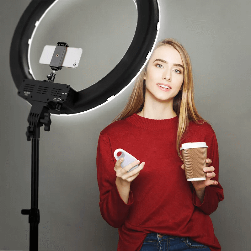 +Подарок! Кольцевая LED Лампа 33 см.