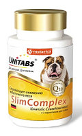 Unitabs витамины SlimComplex с Q10 для собак, 100таб