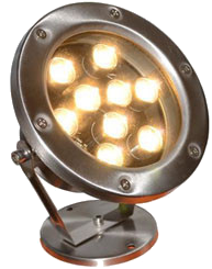 Подводный светодиодный светильник 15Вт  д.20