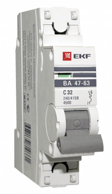 Автоматический выключатель 1P 10А (В) 4,5kA ВА 47-63 EKF PROxima