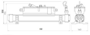 Электронагреватель Elecro Flow Line 83BB (Incoloy 15 кВт 400В), фото 2