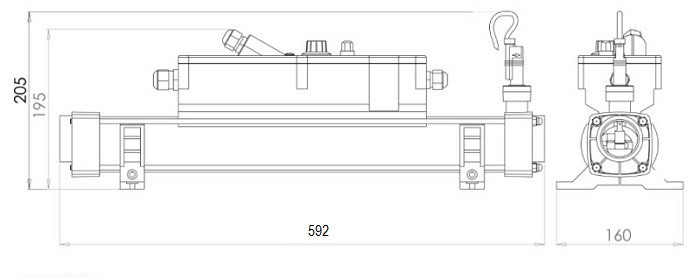 Электронагреватель Elecro Flow Line 83СВ (Incoloy, 18 кВт, 400В) - фото 2 - id-p73530896