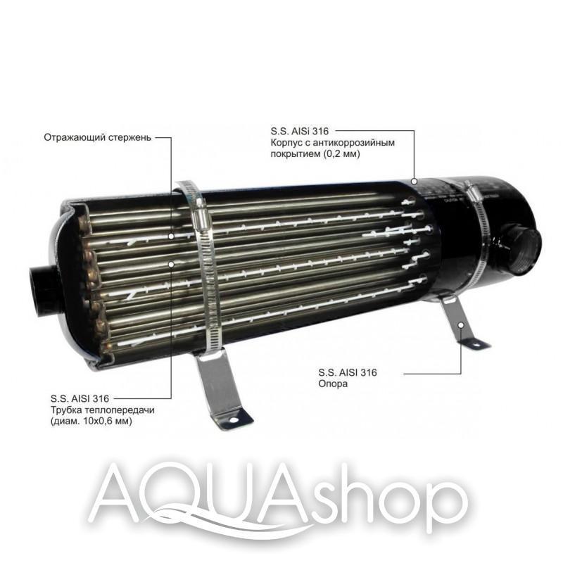 Теплообменник Aqualine HE 60 кВт (нержавеющая сталь) - фото 2 - id-p73531333