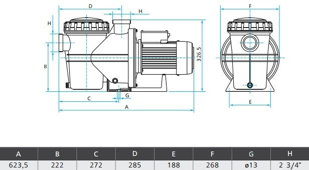 Насос SILEN S2 100 24М 21м³/час, 1.5 кВт, 220 В - фото 2 - id-p73531425