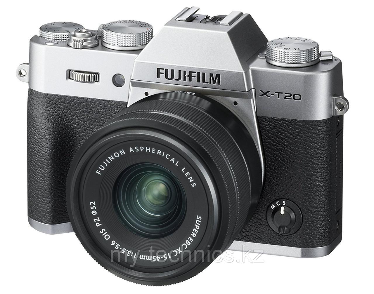 Fujifilm X-T20 kit XC 15-45mm F3.5-5.6 OIS PZ Silver