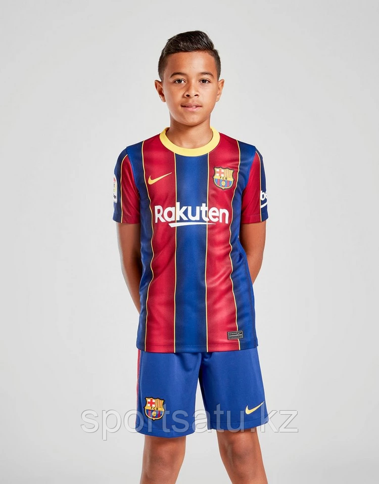 Клубная детская форма Барселона домашняя сезона 2020/21