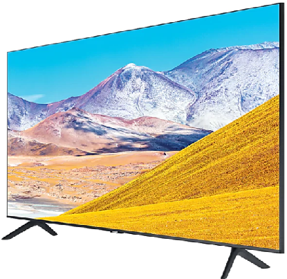 Телевизор SAMSUNG 43" Smart 4K UHD (UE43TU8000UXCE, Black) - фото 2 - id-p79639509