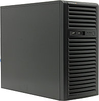 Сервер Supermicro 5039D Tower/4-core intel xeon E3-1220v6 3GHz/32GB UDIMM nECC/1x240GB SSD MU Hyb