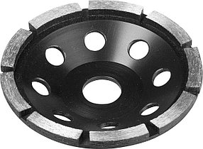 Чашка ЗУБР, 125 мм, L- 22.2 мм, алмазная, сегментированная, серия "Профессионал" (33373-125)