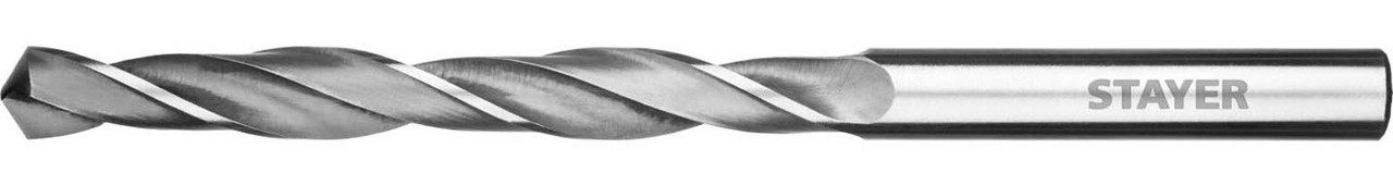 Сверло спиральное по металлу STAYER Ø 6 х 93 мм, HSS-R (29602-6)
