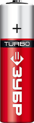 Батарейка щелочная Turbo, ЗУБР AA, 2 шт. (59213-2C_z01), фото 2