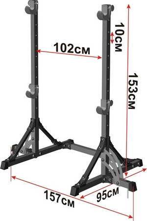 Стойка для приседание и жима - фото 2 - id-p79738964