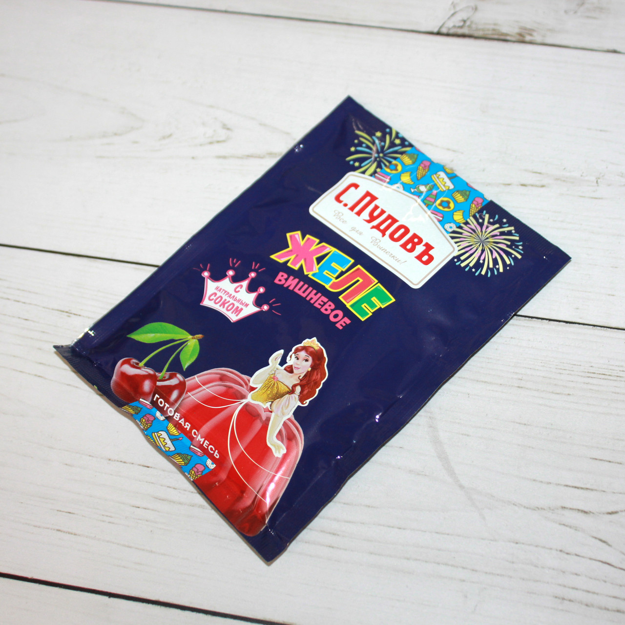 Желе вишневое с натуральным соком,С.Пудовъ, 45 г, фото 1