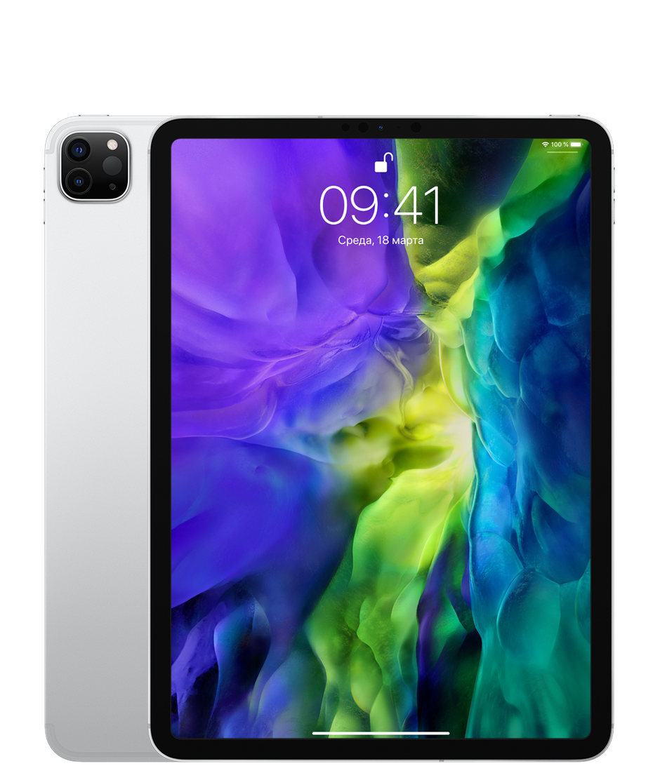 Планшет Apple iPad Pro 11″ (2th generation) Wi-Fi + Cellular (LTE) 512Gb Silver