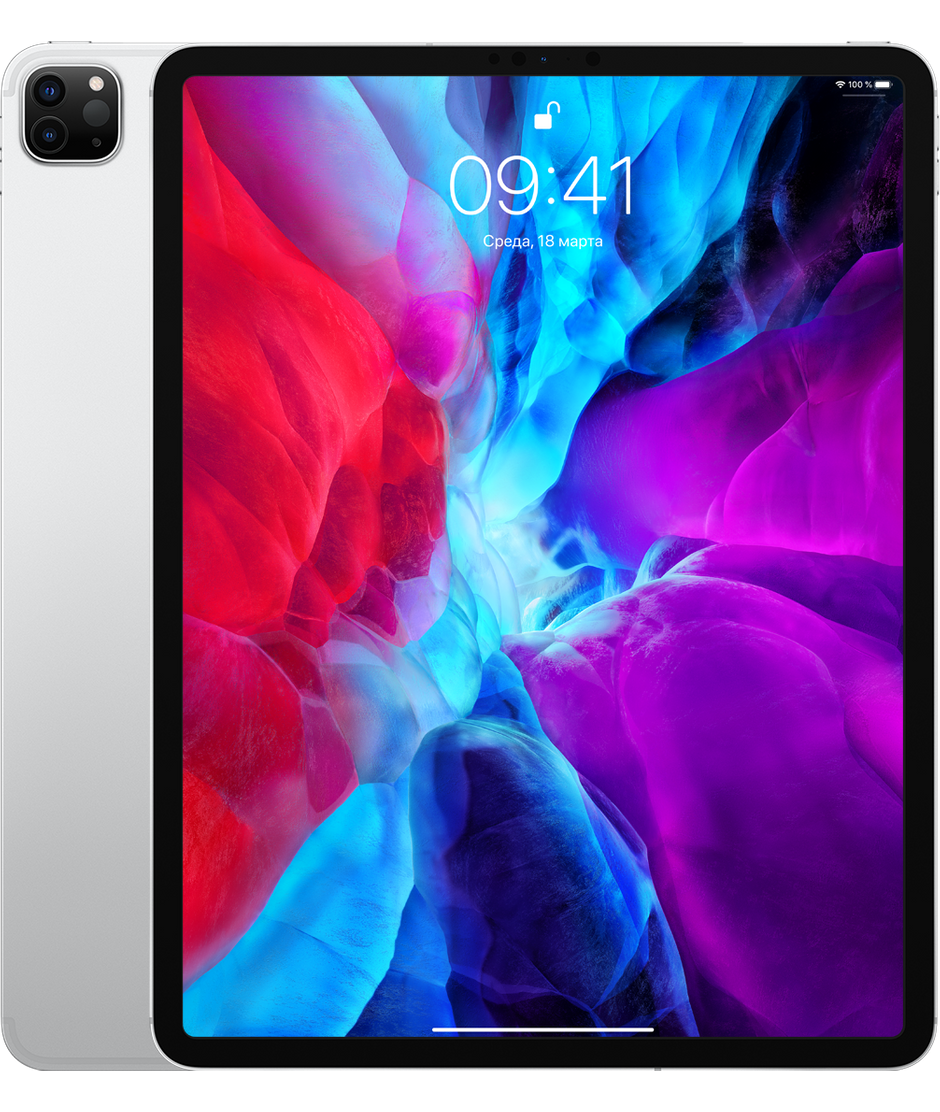 Планшет Apple iPad Pro 12.9″ (4th generation) Wi-Fi + Cellular (LTE) 256Gb Silver