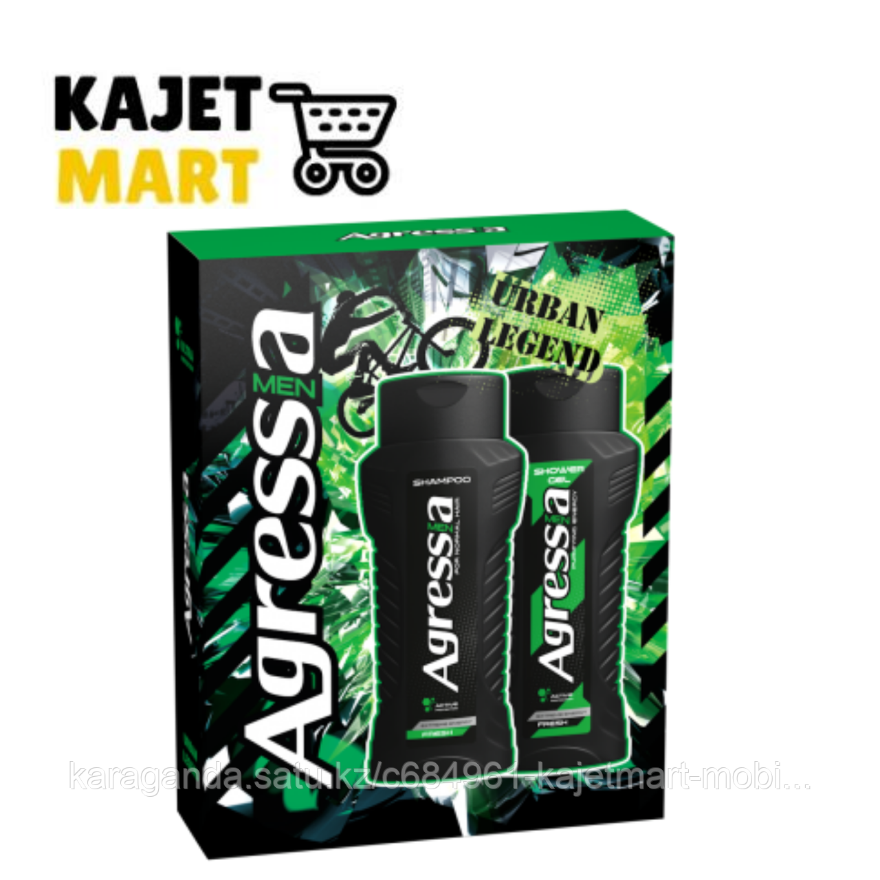 Agressia FRESH Подарочный набор (шампунь + гель для душа)