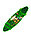 Лонгборд подростковый 59*16 Penny Board  с ручкой и со светящимися колесами (пенни борд) Halk (Халк), фото 3