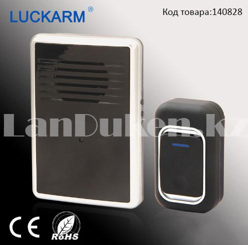 Беспроводной дверной звонок цифровой 25 мелодий  Luckarm 3903 черный, фото 1
