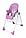 Стульчик для кормления Tomix Piccolo фиолетовый, фото 2