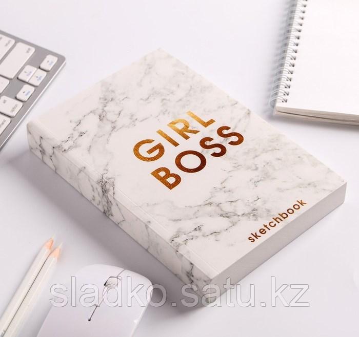 Ежедневник Скетчбук Girl Boss А5 180 листов 20 х 13 см - фото 5 - id-p79768345