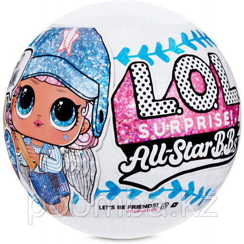 Кукла LOL Surprise - Блестящая Кукла ЛОЛ Сюрприз, Звезды Бейсбола All Star B.B.s (Оригинал)
