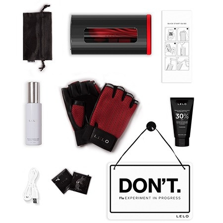 Высокотехнологичный мастурбатор "F1s Developer's Kit Red" - LELO, 14.3 х 7.1 см (ПОД ЗАКАЗ)